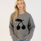 LYLA + LUXE - Lou Cherry Crewneck Sweater - 
