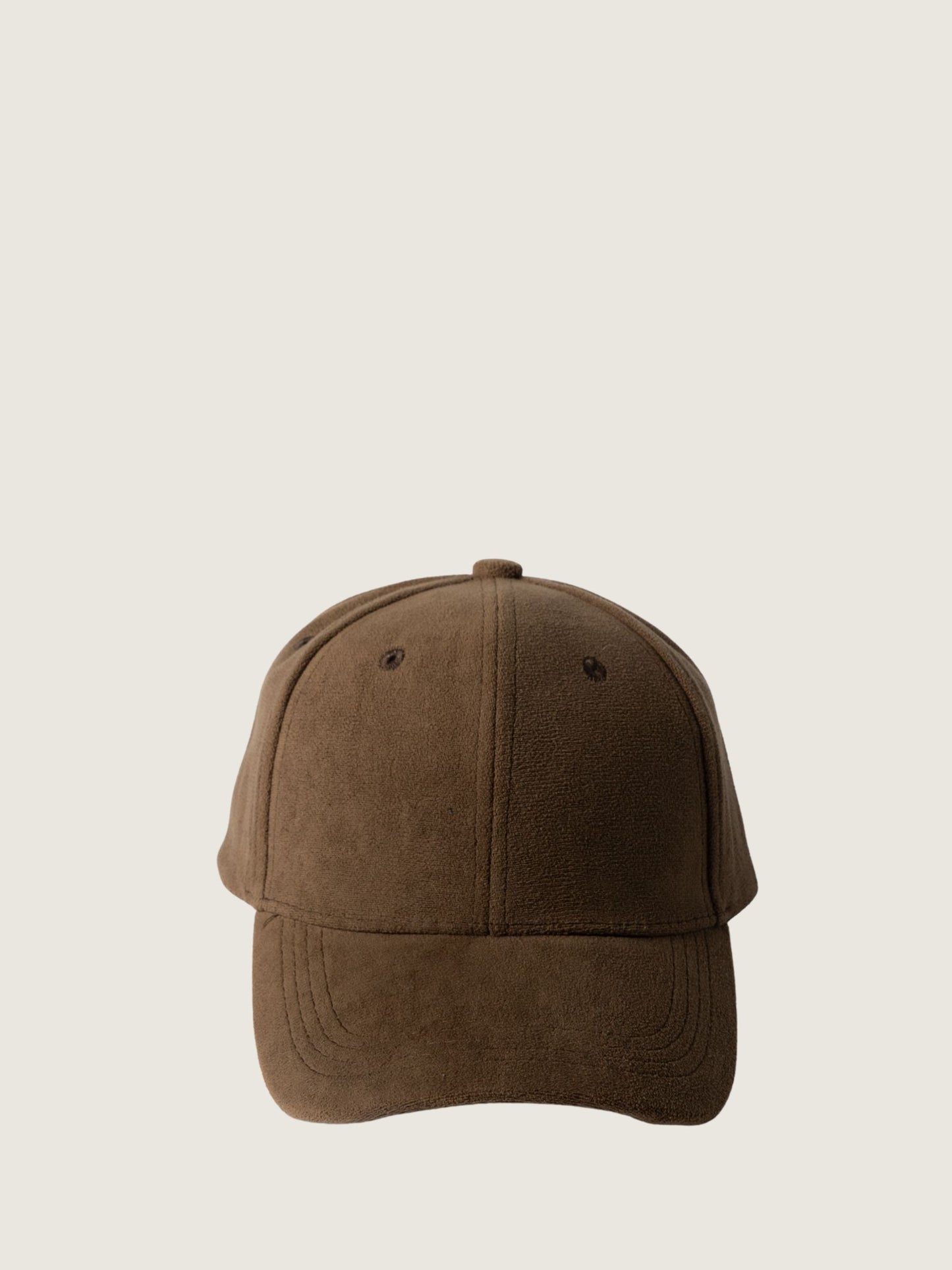 LYLA + LUXE - Faux Suede Baseball Hat - Cocoa