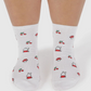 BAGGU-Miffy Crew Sock-Miffy White