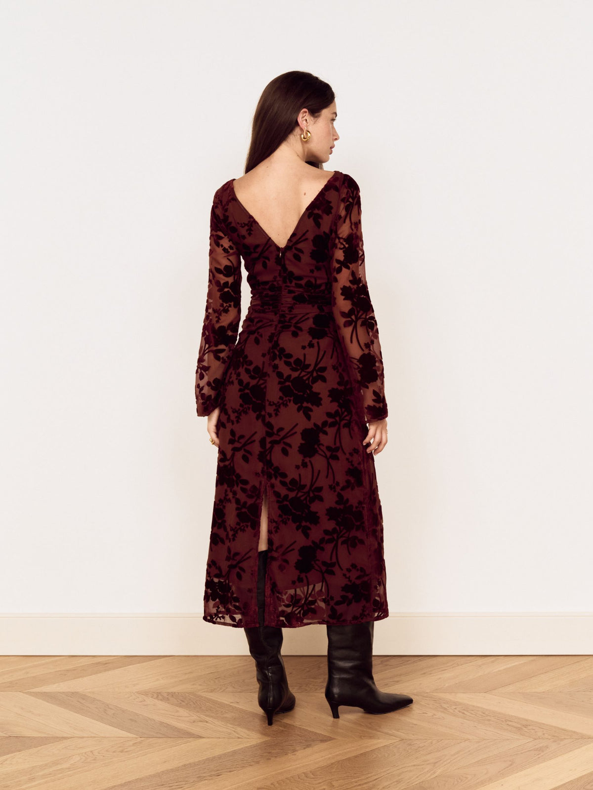 MINKPINK - Anouk Velvet Midi Dress - 
