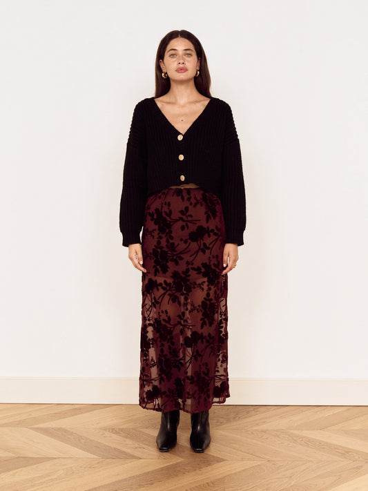 Anouk Velvet Skirt