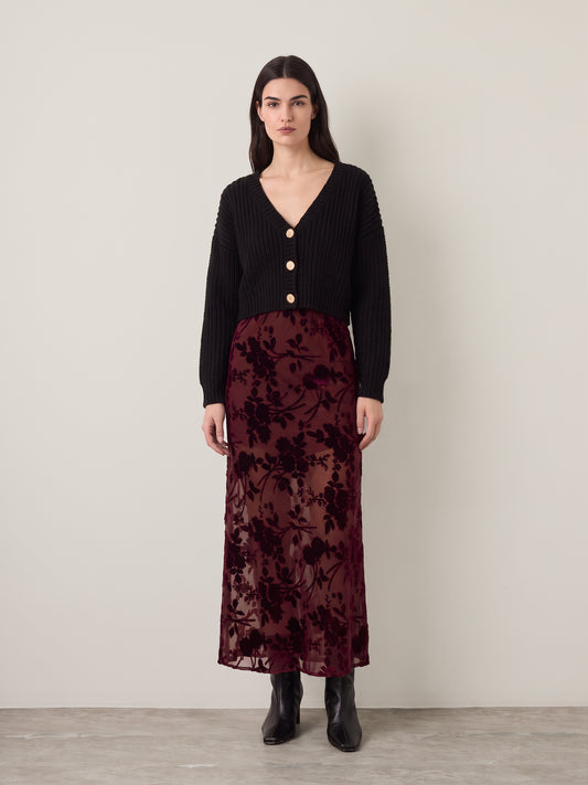 MINKPINK - Anouk Velvet Skirt - 