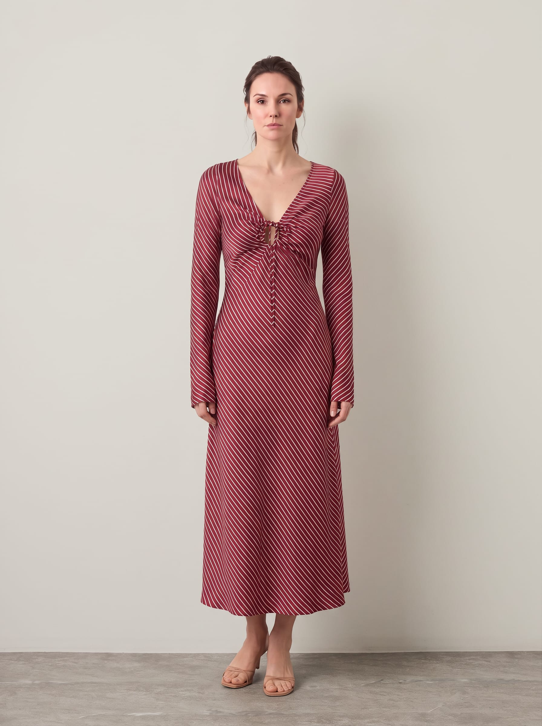 MINKPINK - Bleeker Bias Stripe Dress - 