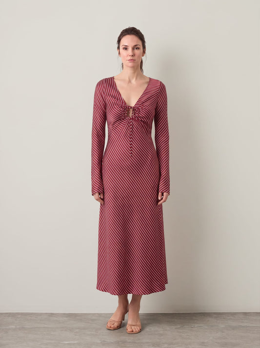 MINKPINK - Bleeker Bias Stripe Dress - 