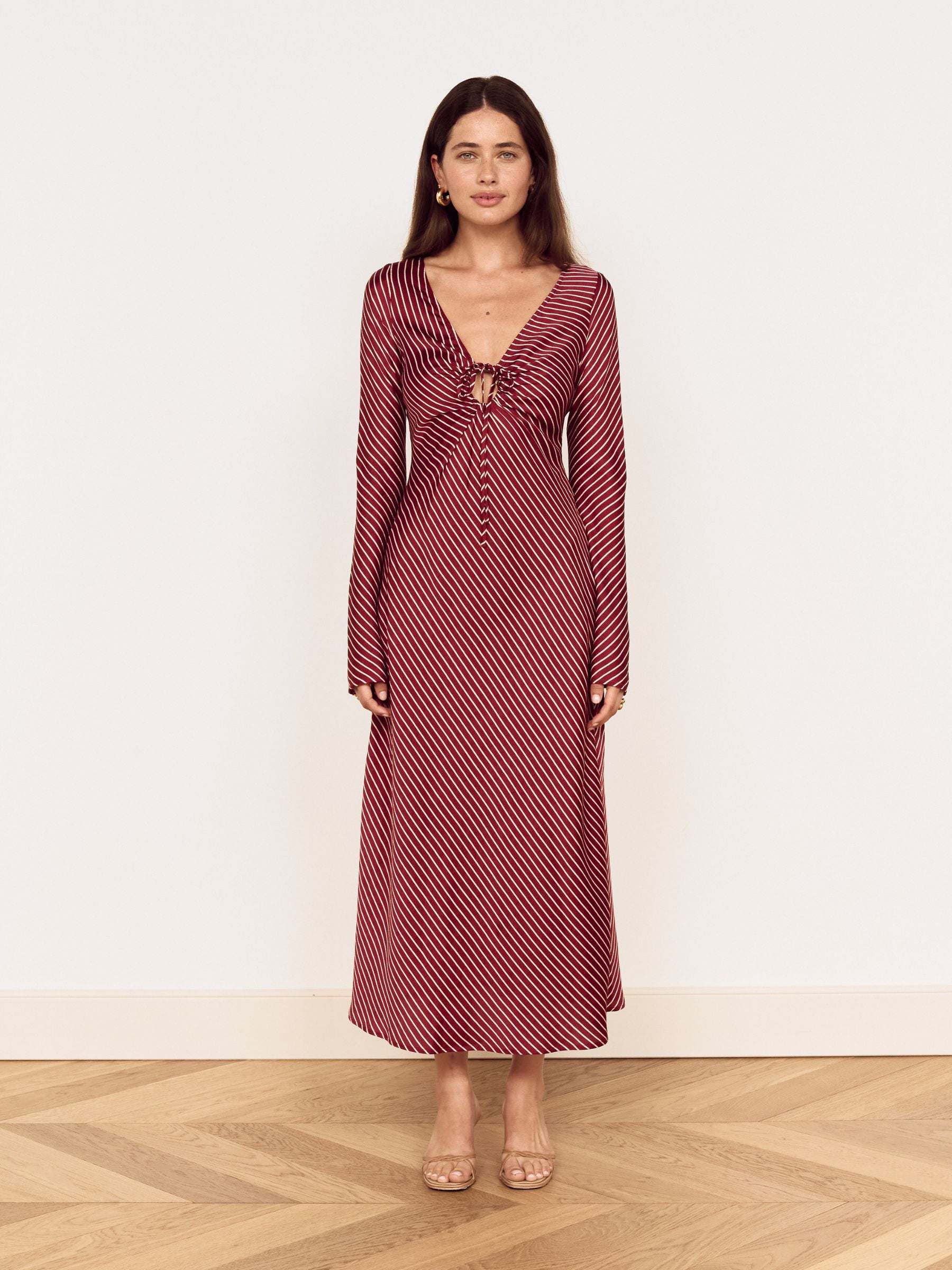 MINKPINK - Bleeker Bias Stripe Dress - 