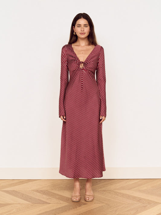 MINKPINK - Bleeker Bias Stripe Dress - 