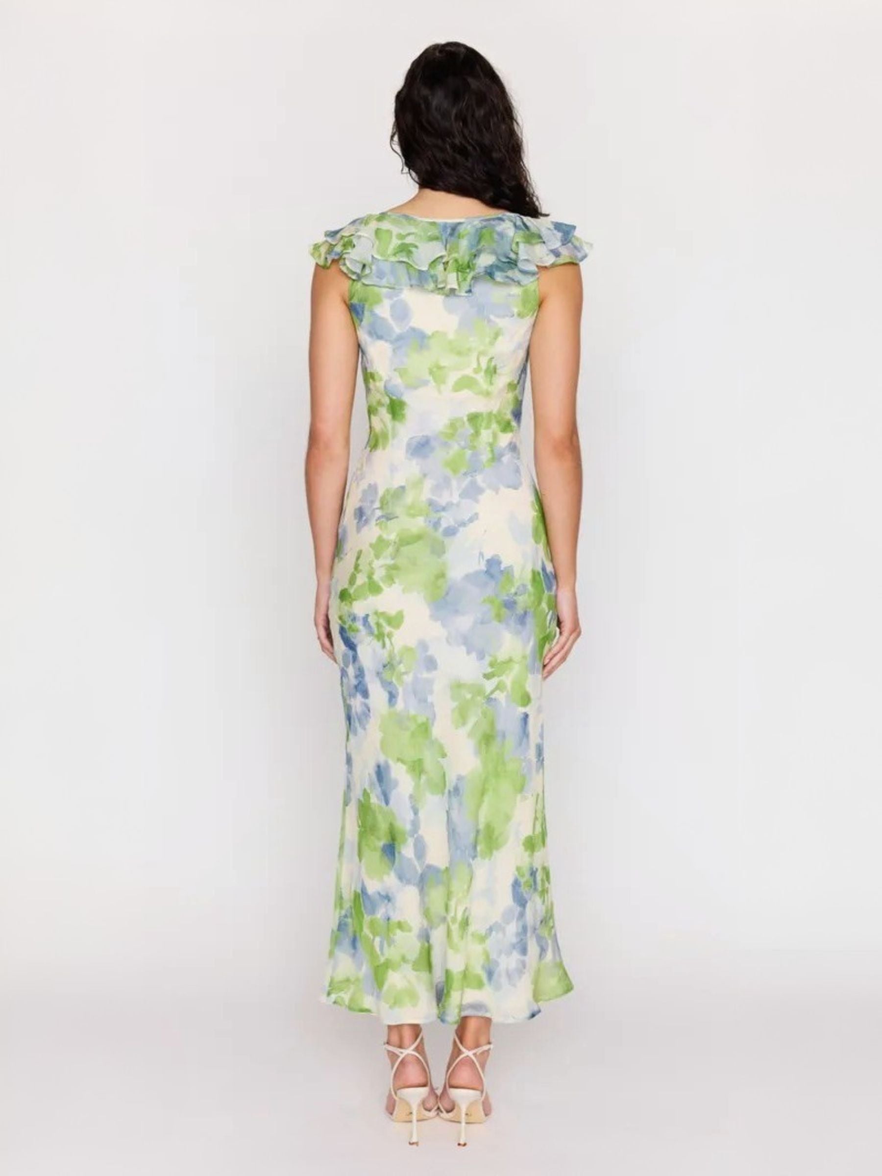 MINKPINK - Carrie Ruffled Midi Dress - 