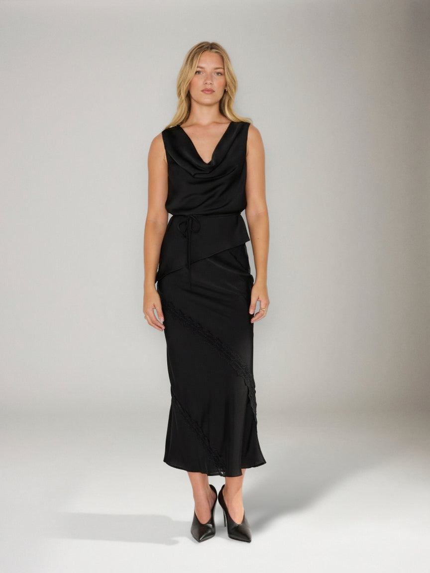 MINKPINK - Momento Cowl Neck Top - 