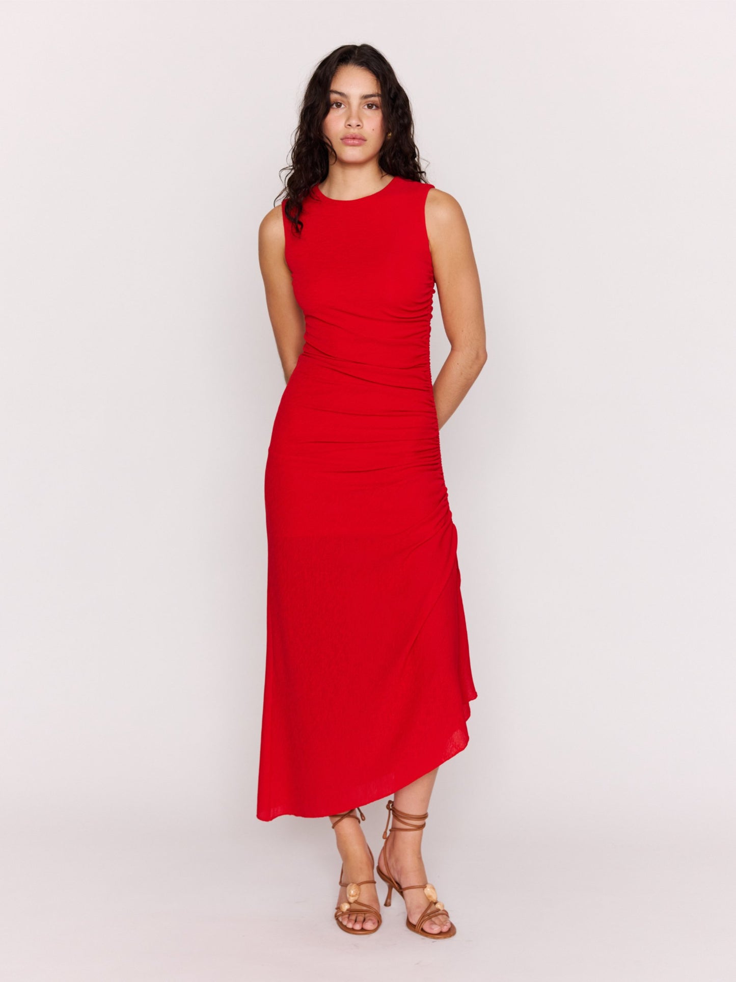 MINKPINK - Rosa Drawstring Midi Dress - 
