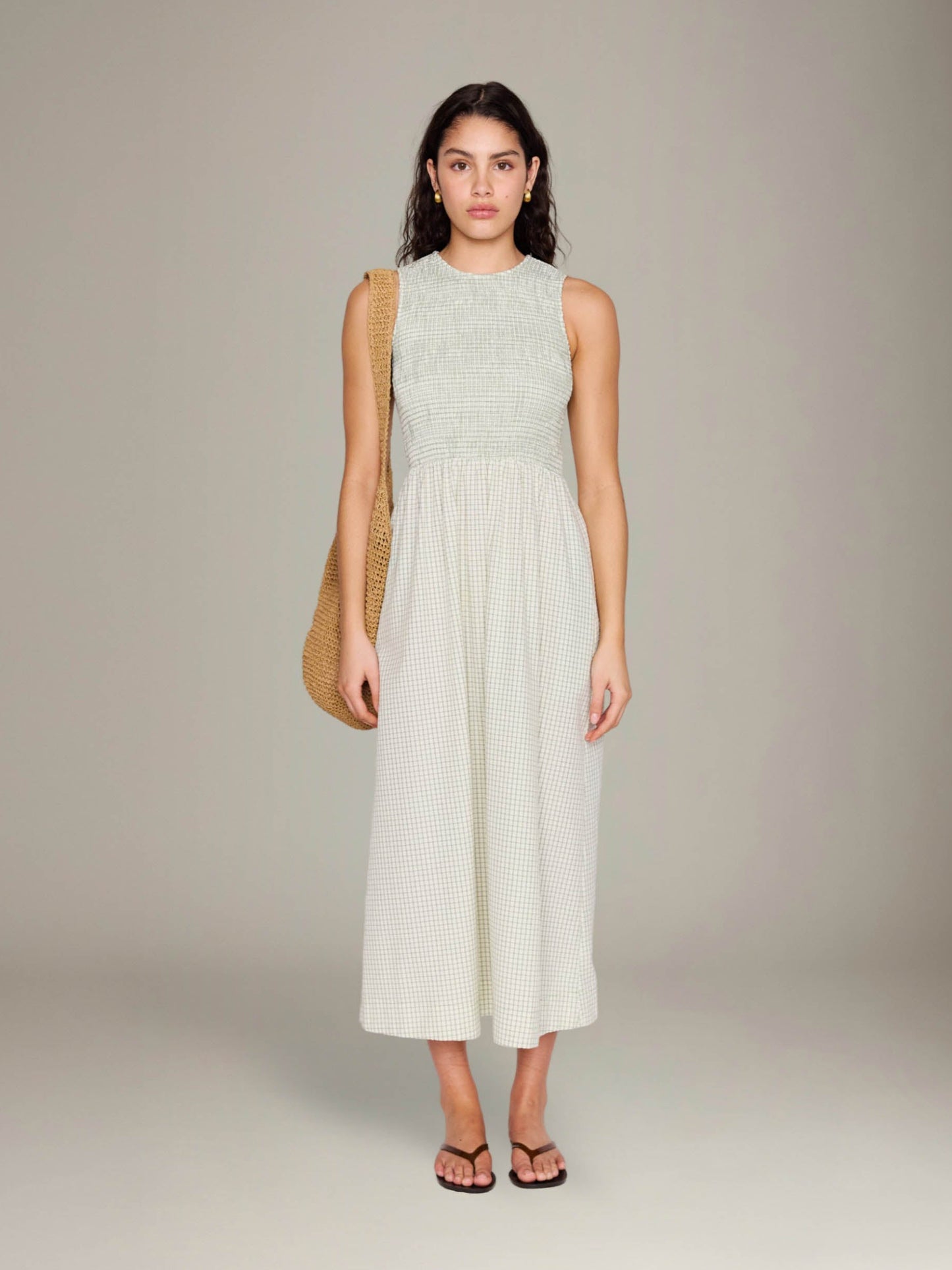 MINKPINK - Sabrina Tie Back Midi Dress - 