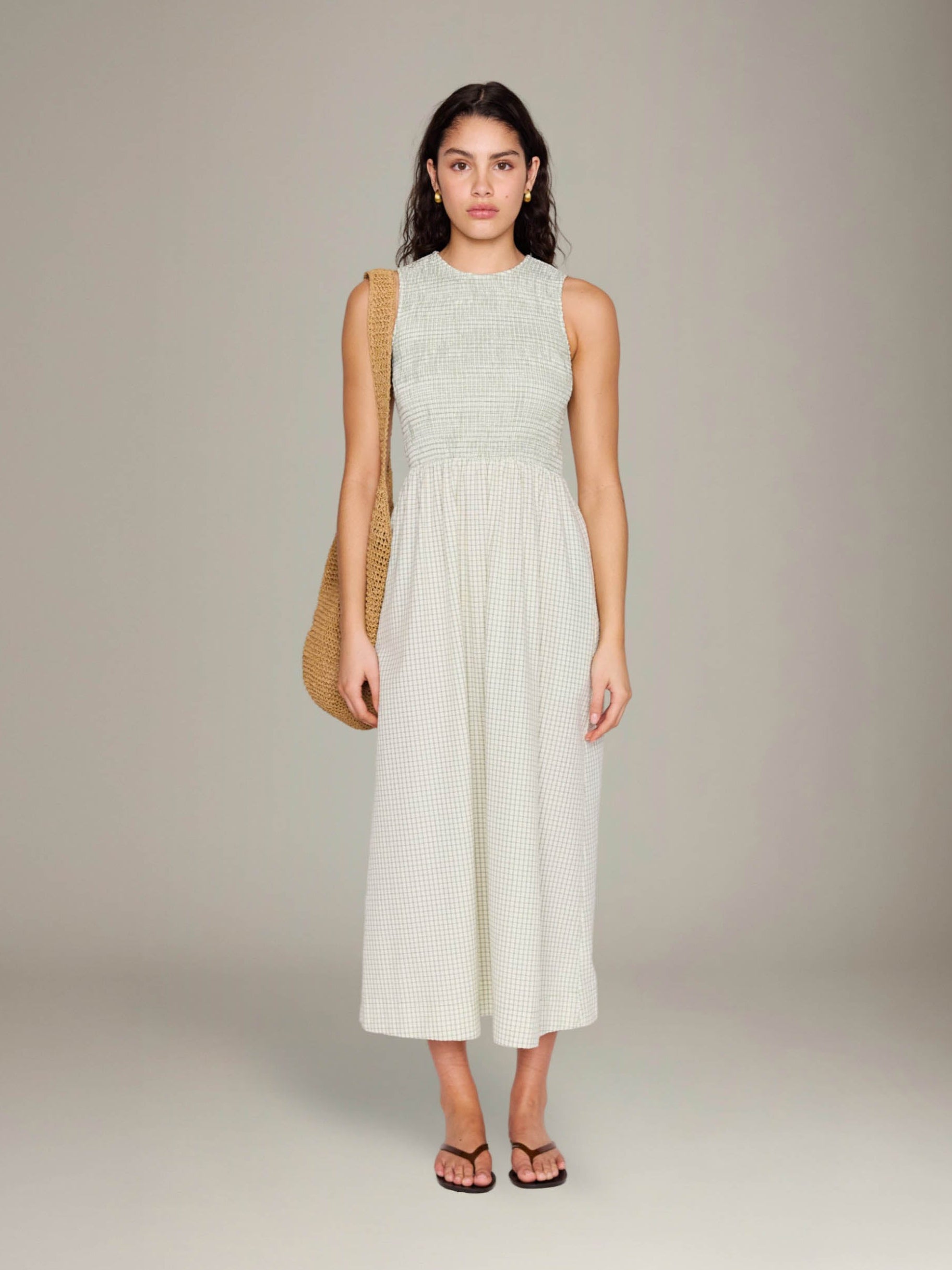 MINKPINK - Sabrina Tie Back Midi Dress - 