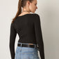 Nessa Boatneck Long Sleeve T-Shirt