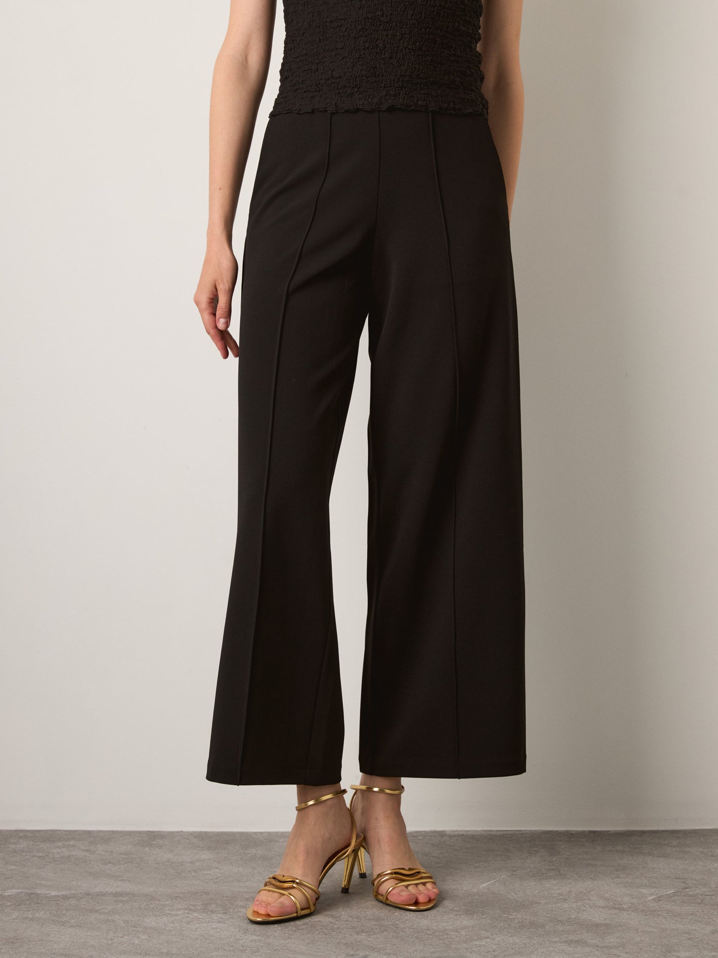 Amy Pintuck Straight Leg Pants