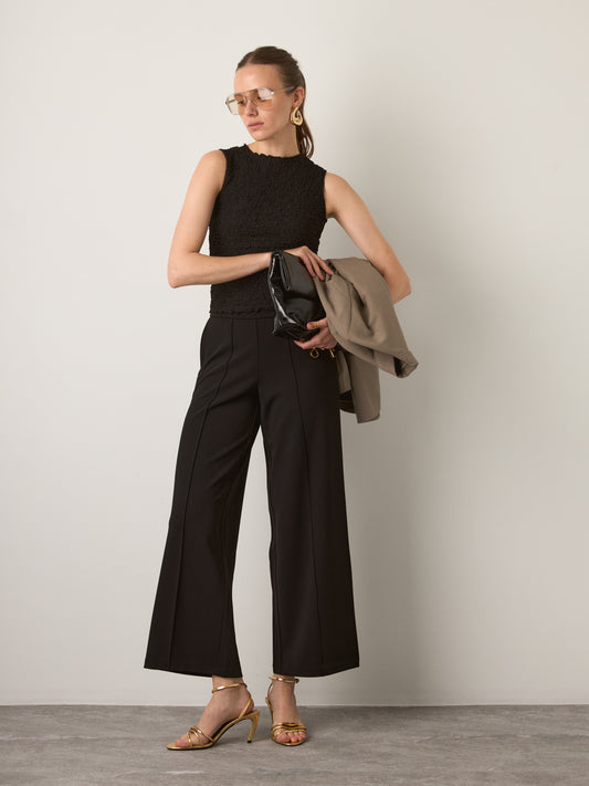 Amy Pintuck Straight Leg Pants