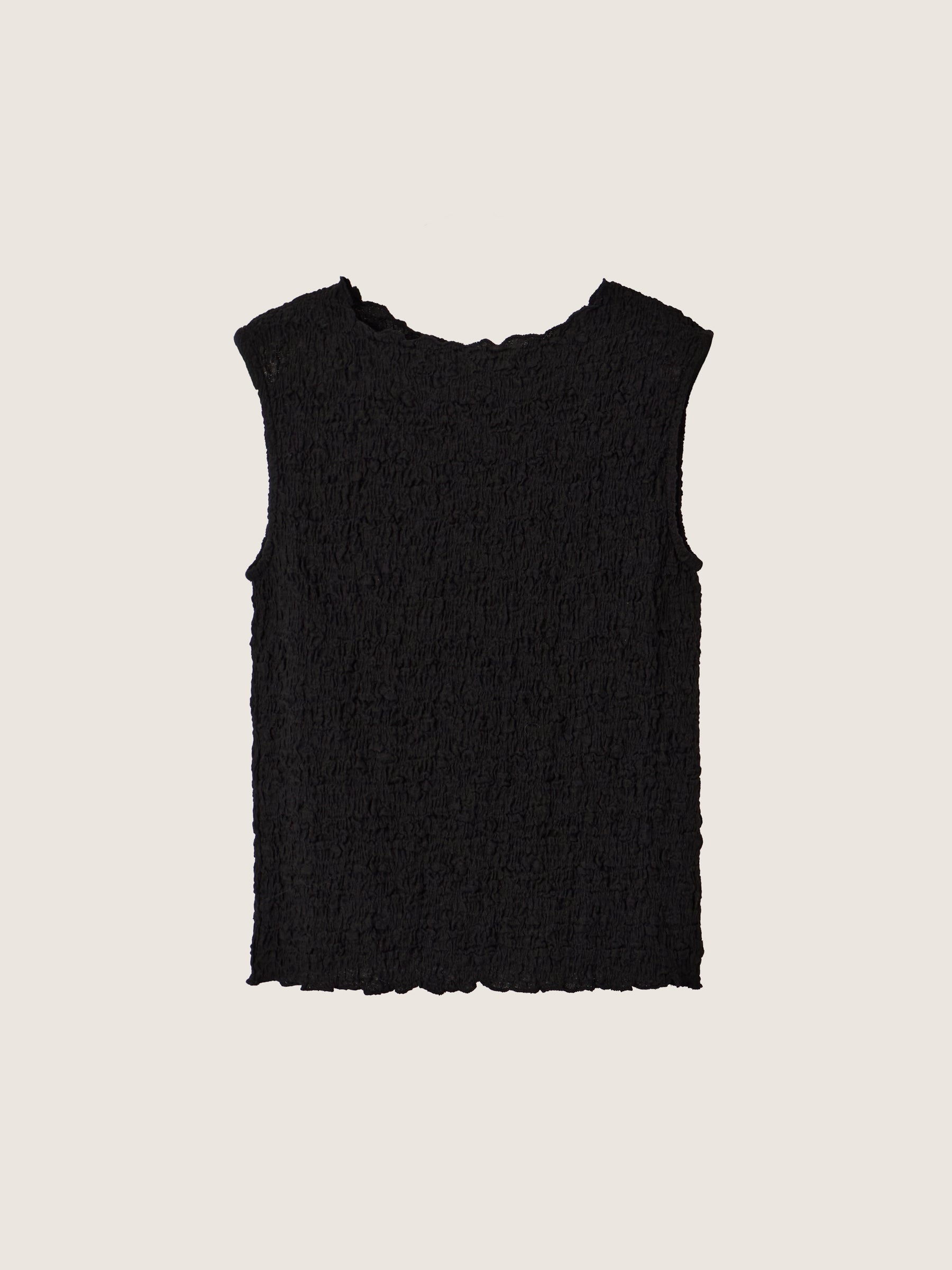 MONK & LOU - Textured Cotton Teya Top - 
