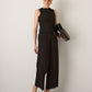 MONK & LOU - Textured Cotton Teya Top - Black