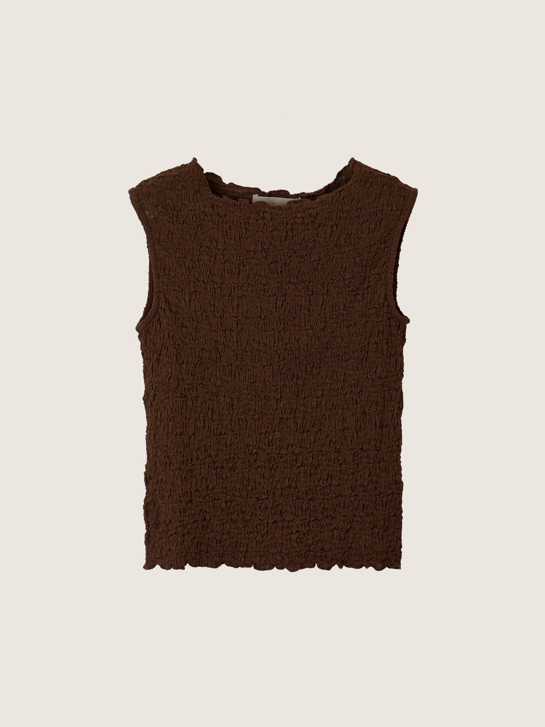 MONK & LOU - Textured Cotton Teya Top - 