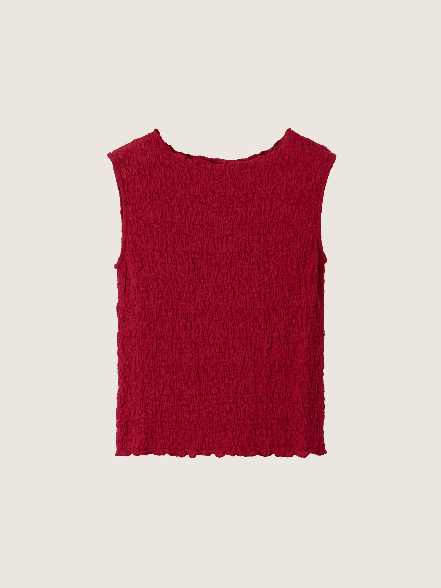 MONK & LOU - Textured Cotton Teya Top - 