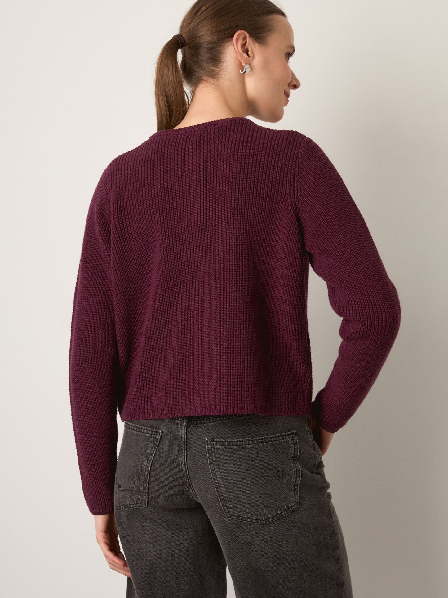 MONK & LOU - Allegra Cropped Cardigan - 
