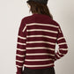 MONK & LOU - Anita Crewneck Stripe Pullover Sweater - 