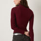 MONK & LOU - Anna Funnel Neck Longsleeve Sweater - 