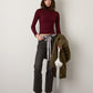 MONK & LOU - Anna Funnel Neck Longsleeve Sweater - 