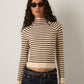 MONK & LOU - Anna Funnel Neck Longsleeve Sweater - 