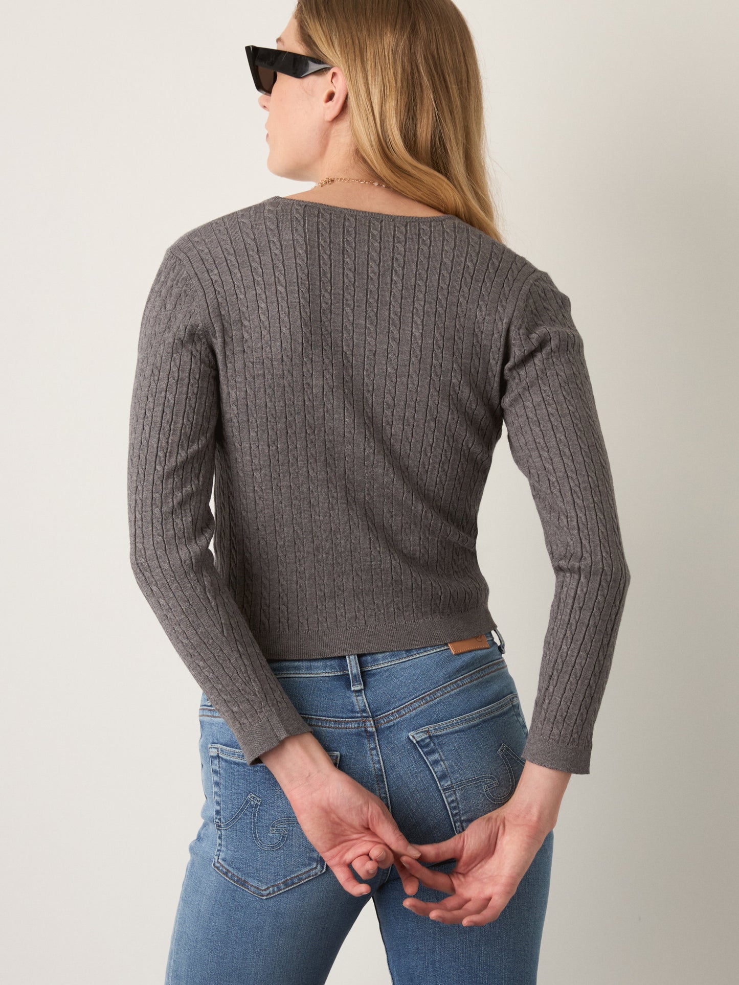 MONK & LOU - August V-neck Cardigan - 