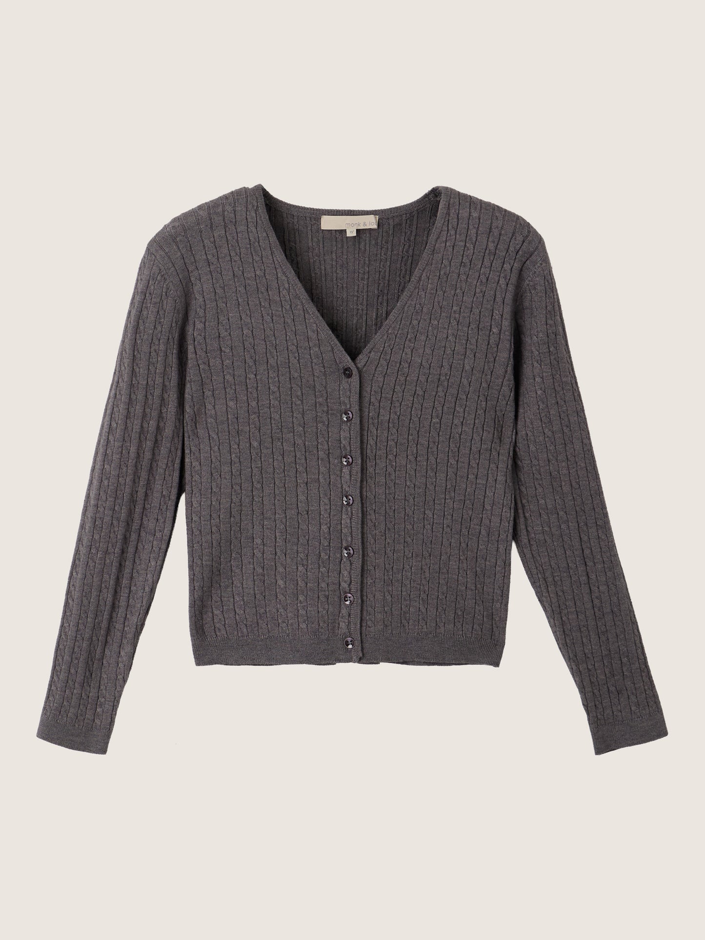 MONK & LOU - August V-neck Cardigan - 