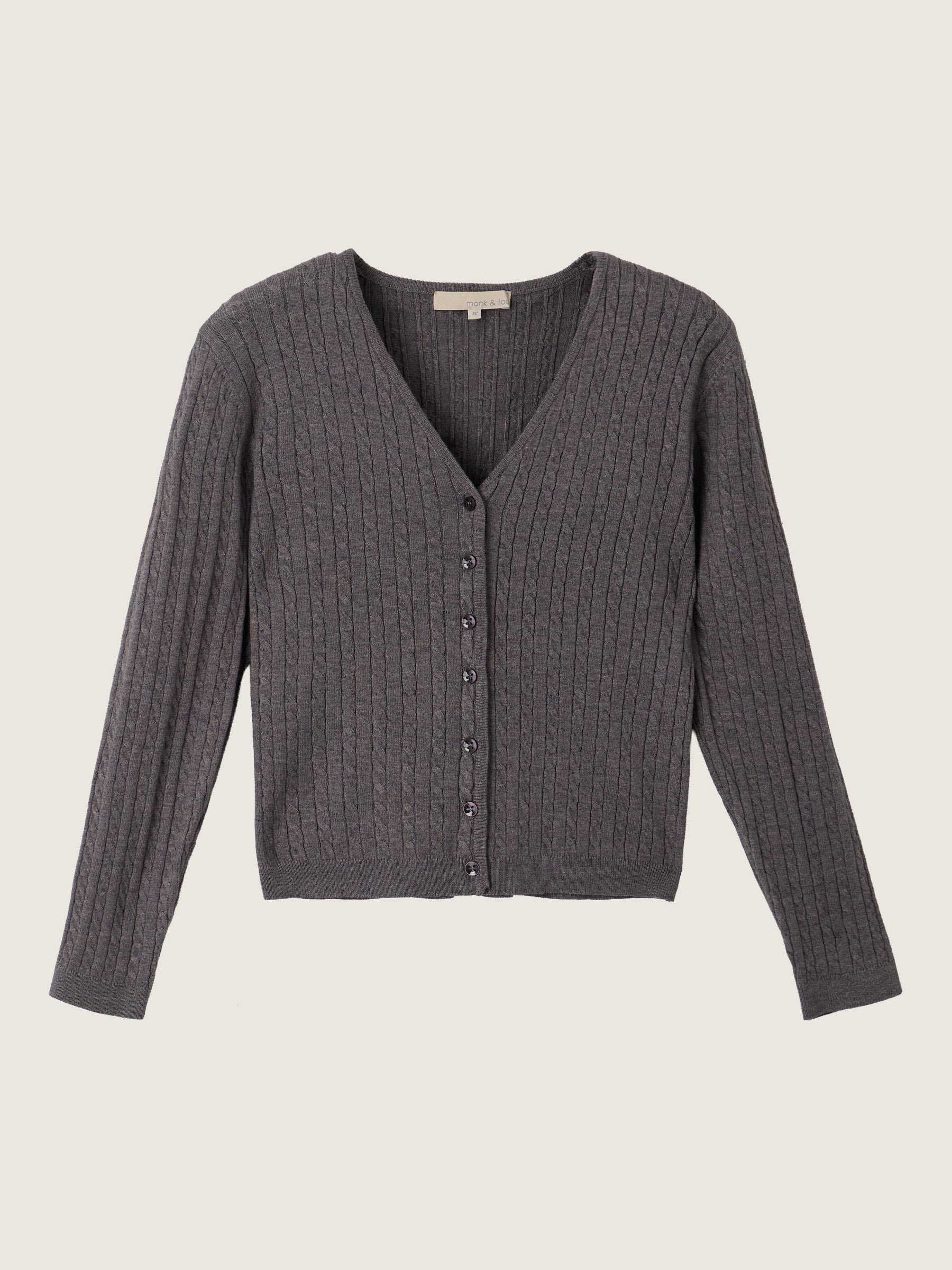 MONK & LOU - August V-neck Cardigan - 