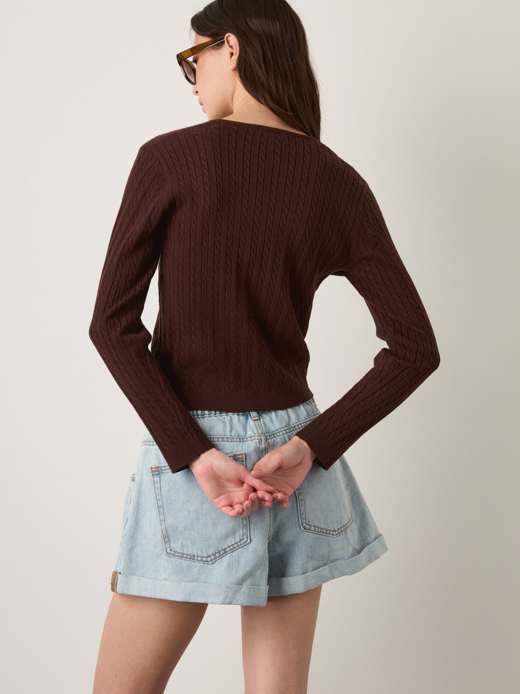 MONK & LOU - August V-neck Cardigan - 