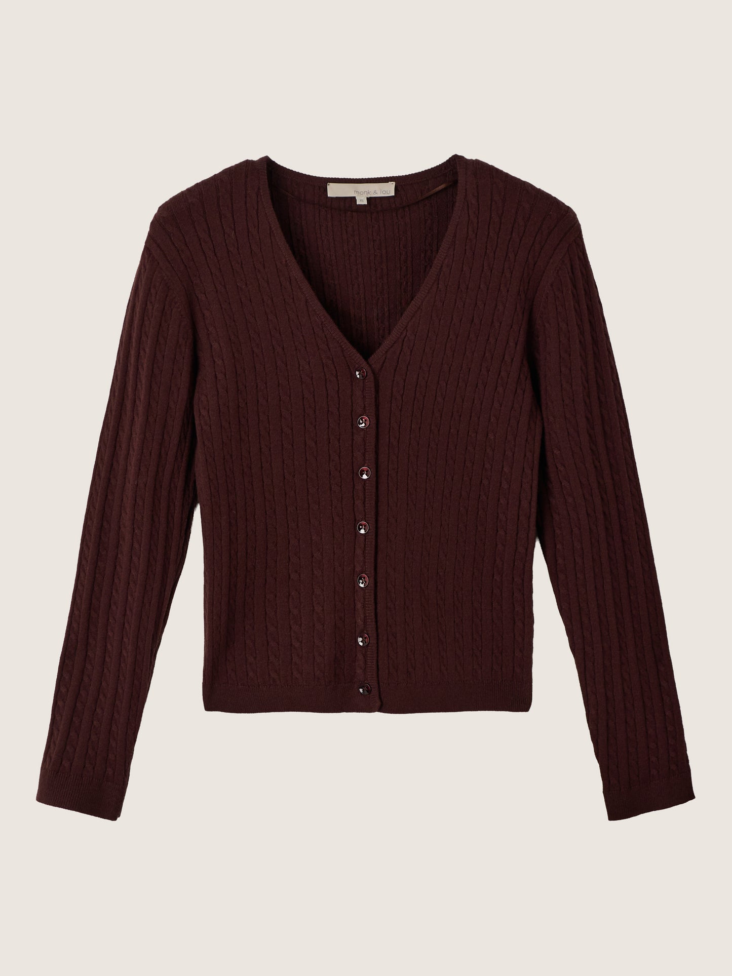 MONK & LOU - August V-neck Cardigan - 