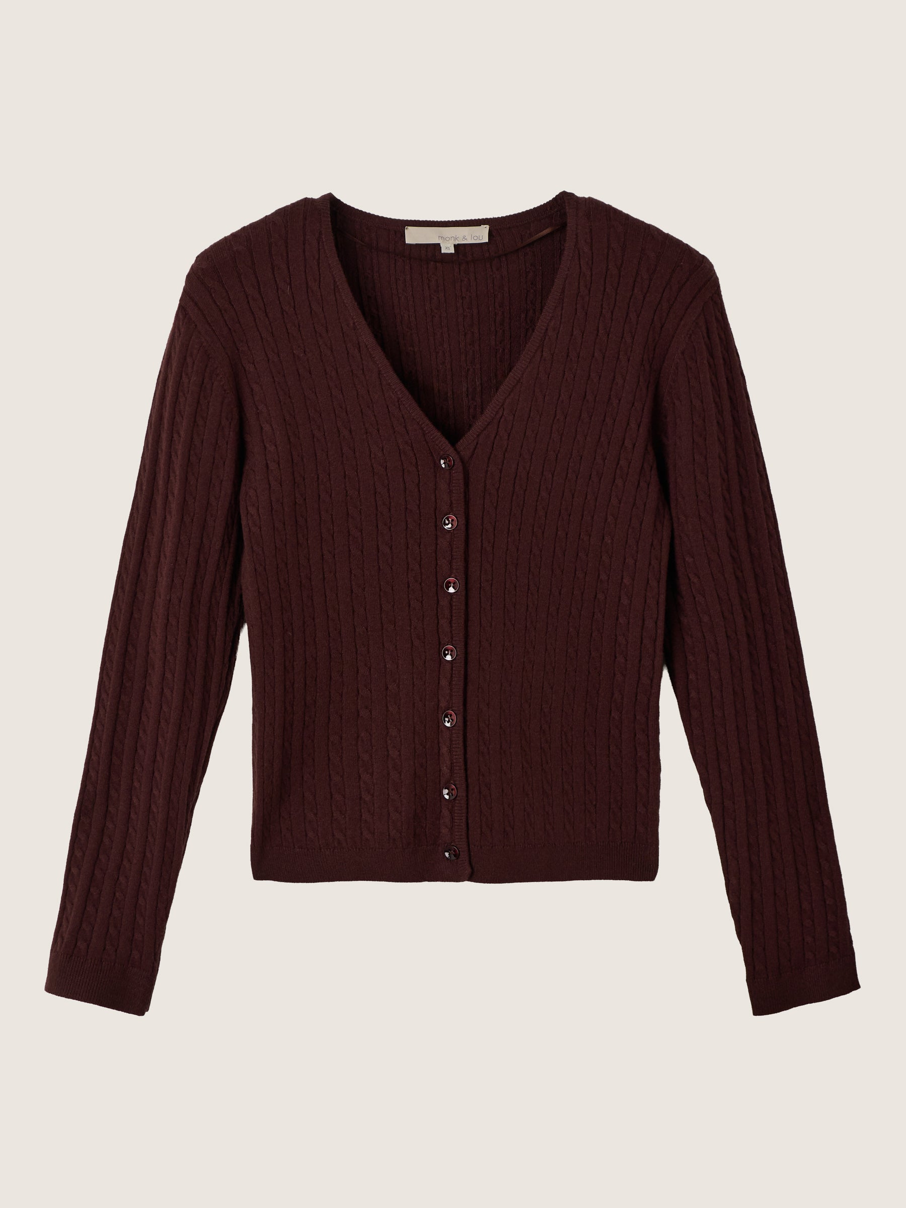 MONK & LOU - August V-neck Cardigan - 