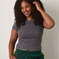 MONK & LOU - Banks High Crew Shortsleeve T-Shirt - 
