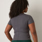MONK & LOU - Banks High Crew Shortsleeve T-Shirt - 