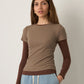 MONK & LOU - Banks High Crew Shortsleeve T-Shirt - 