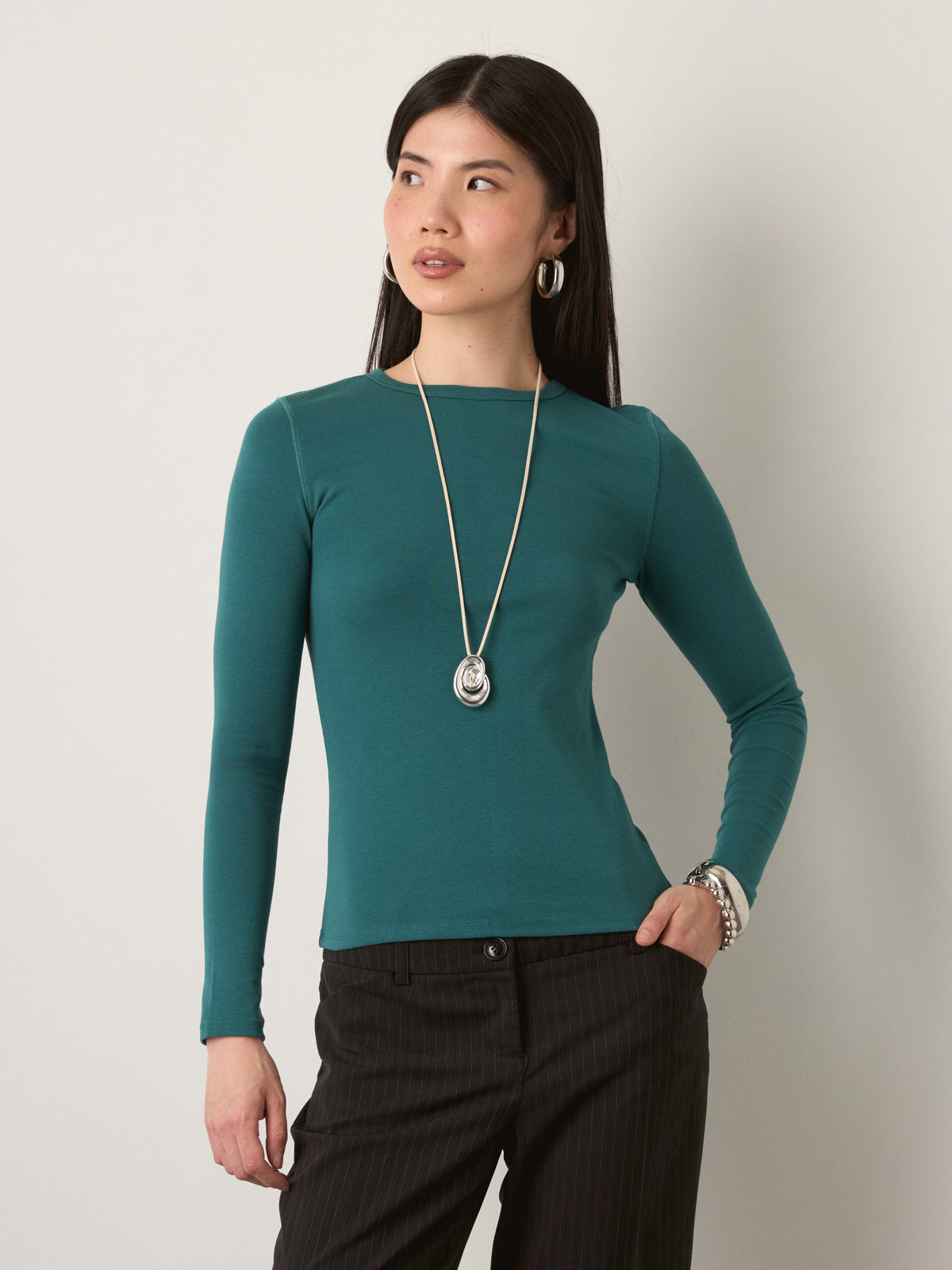 Beatrice Crewneck Longsleeve Top