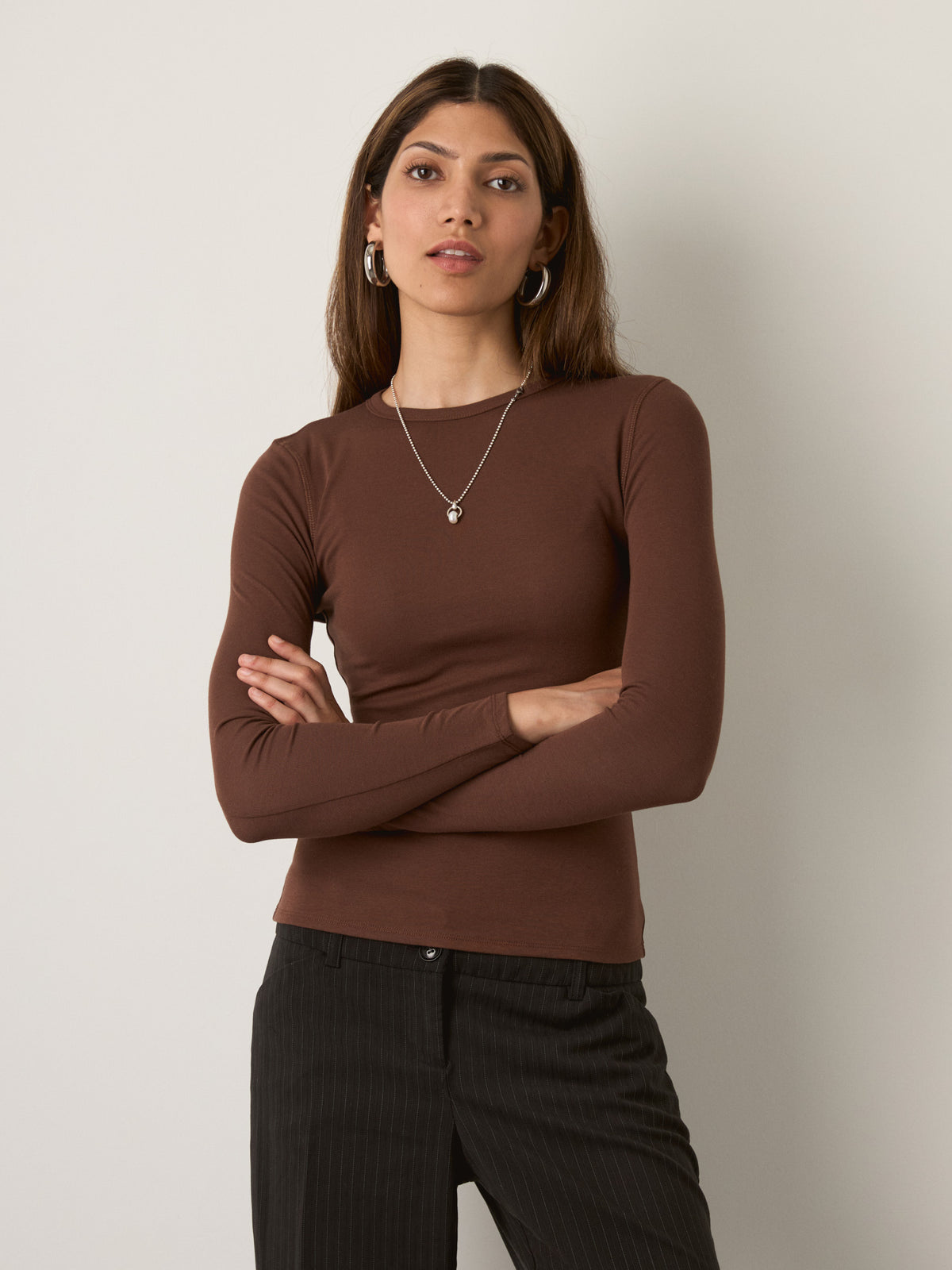 Beatrice Crewneck Longsleeve Top
