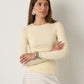 MONK & LOU - Beatrice Crewneck Longsleeve Top - 