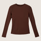 MONK & LOU - Beatrice Crewneck Longsleeve Top - 
