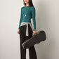 MONK & LOU - Beatrice Crewneck Longsleeve Top - Green Teal