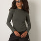 MONK & LOU - Benny Mockneck Longsleeve Top - 