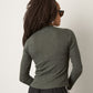 MONK & LOU - Benny Mockneck Longsleeve Top - 