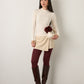 MONK & LOU - Benny Mockneck Longsleeve Top - Creampuff