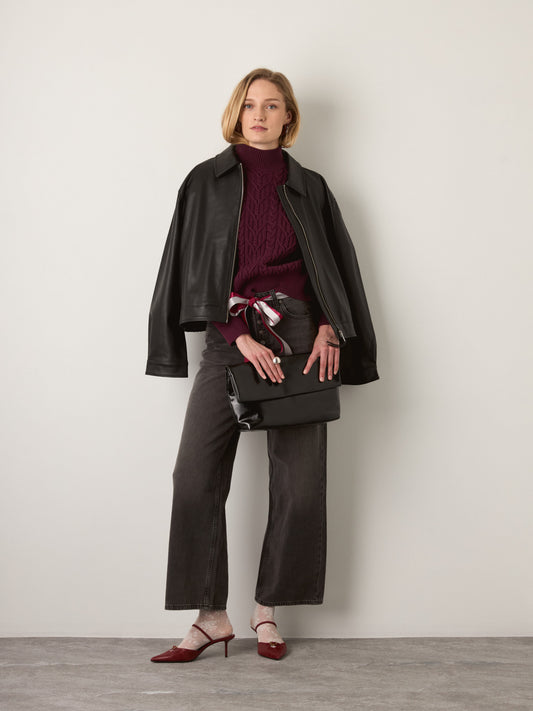 MONK & LOU - Bex Turtleneck Sweater - Mocha Berry