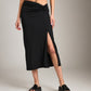 Bottoms - Monk & Lou - Luella Ruched Skirt - PLENTY