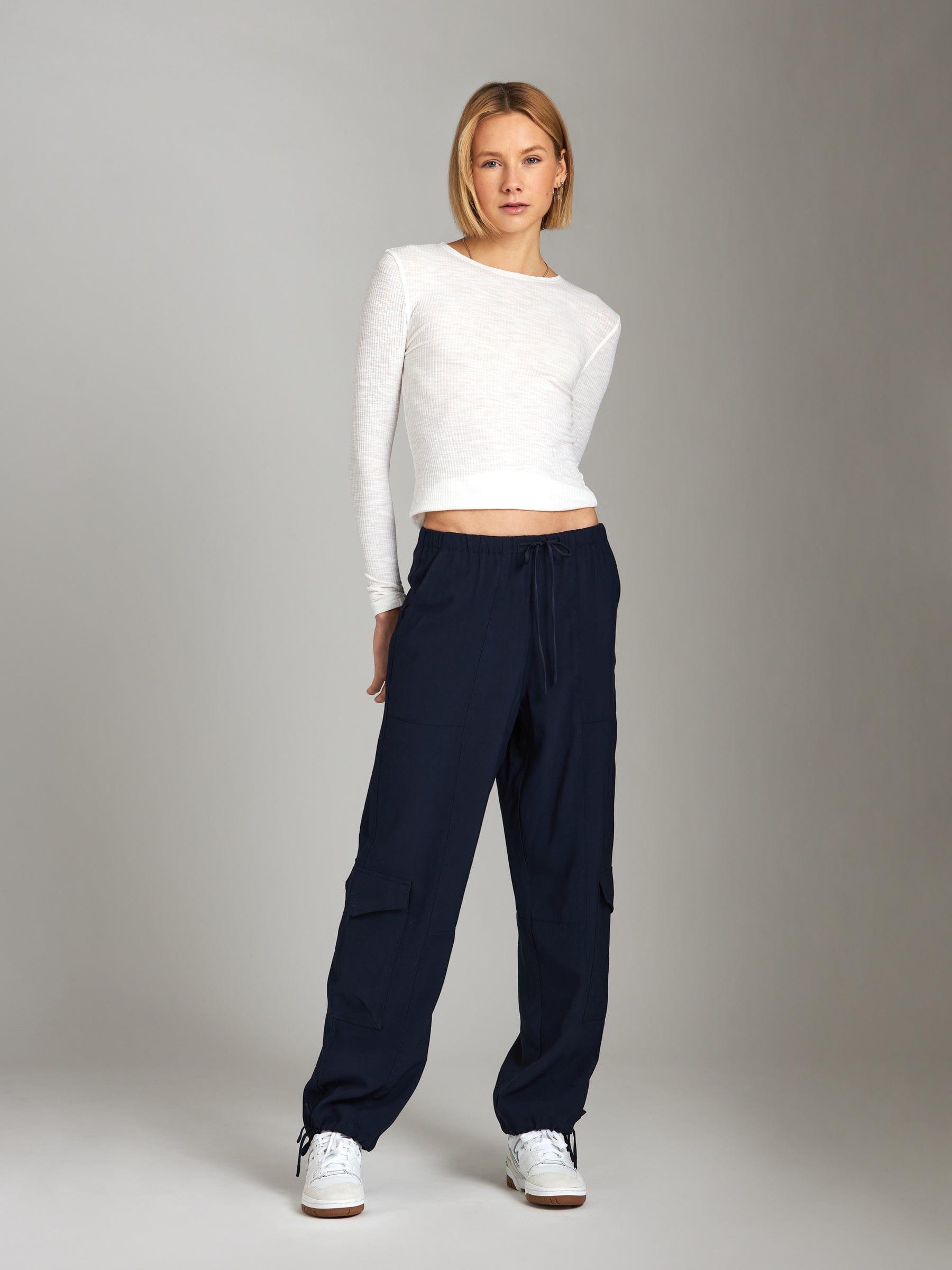 Bottoms - Monk & Lou - Martinez Relaxed Cargo Pocket Pants - PLENTY
