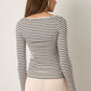 MONK & LOU - Cameron Boatneck Longsleeve T-Shirt - 