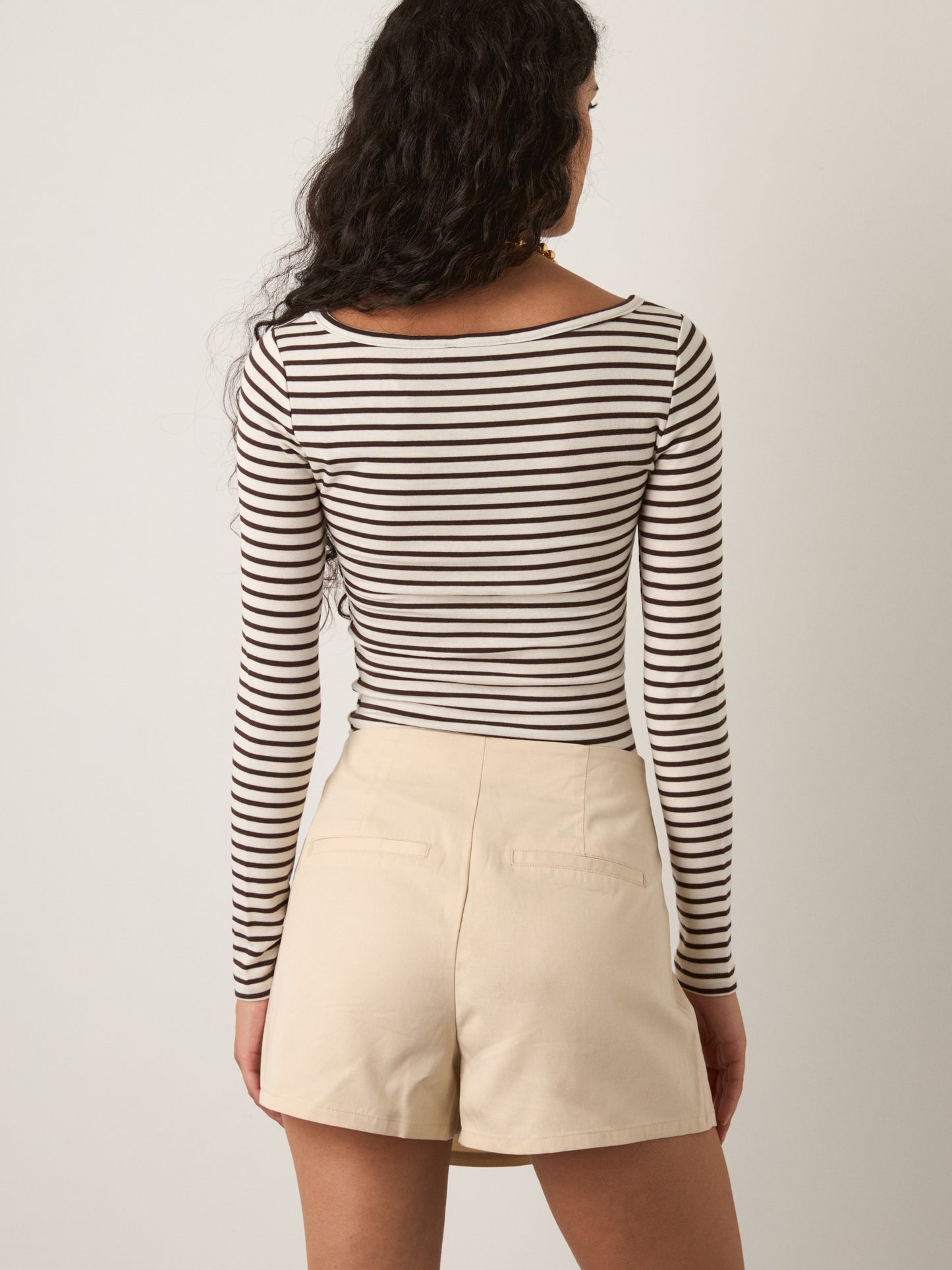 MONK & LOU - Cameron Boatneck Longsleeve T-Shirt - 