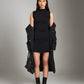 MONK & LOU - Kayli Mock Neck Ruched Mini Dress